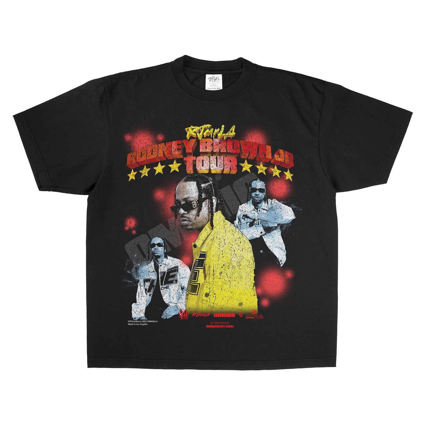 RODNEY BROWN JR. TOUR TEE // BLACK