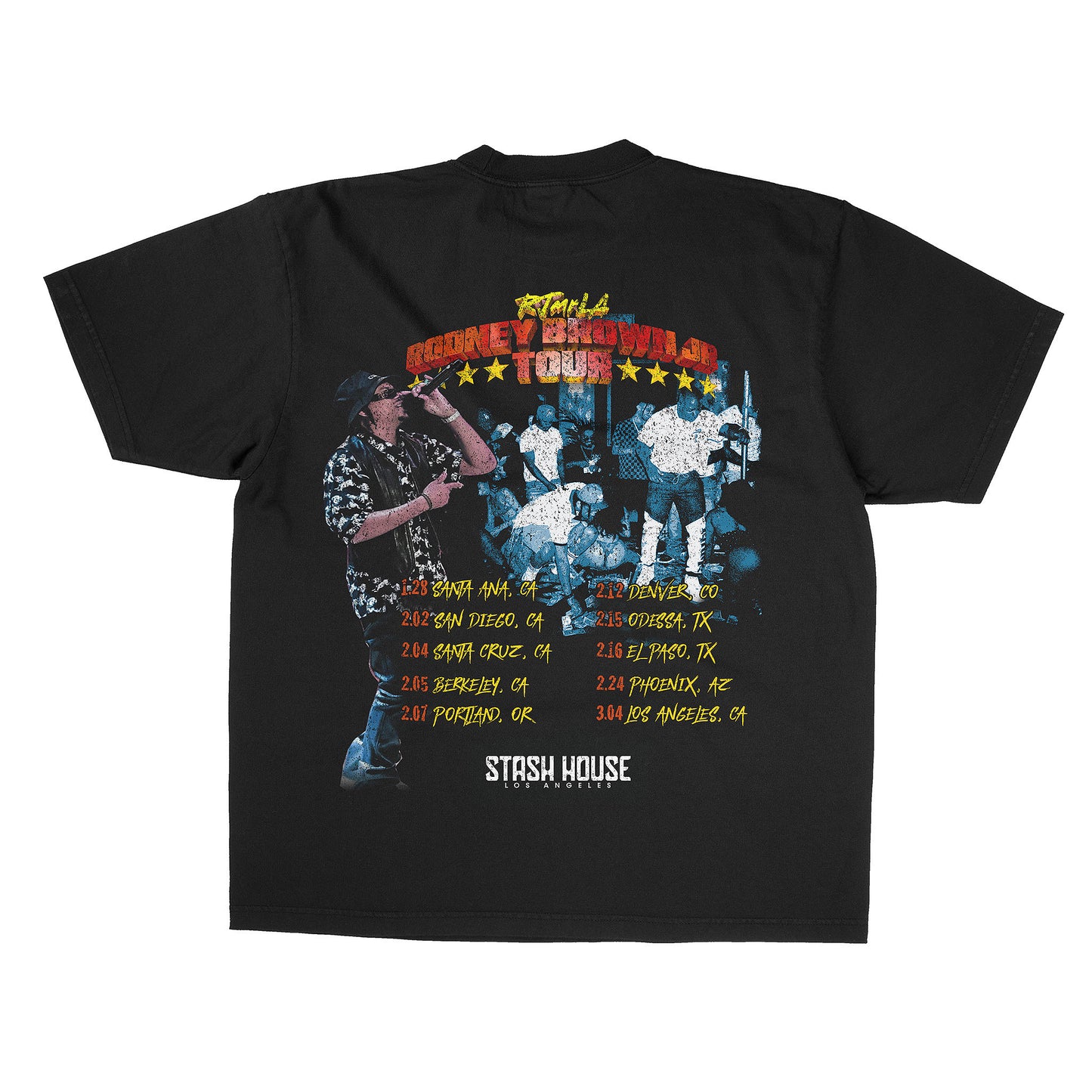 RODNEY BROWN JR. TOUR TEE // BLACK