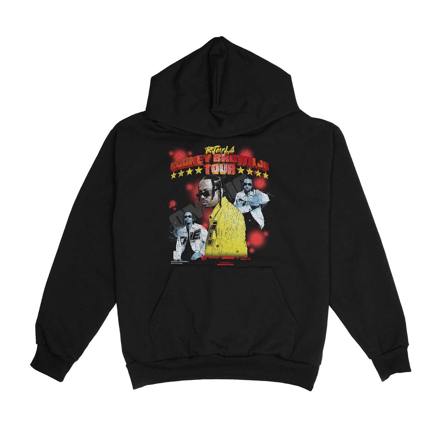 RODNEY BROWN JR. TOUR HOODIE // BLACK