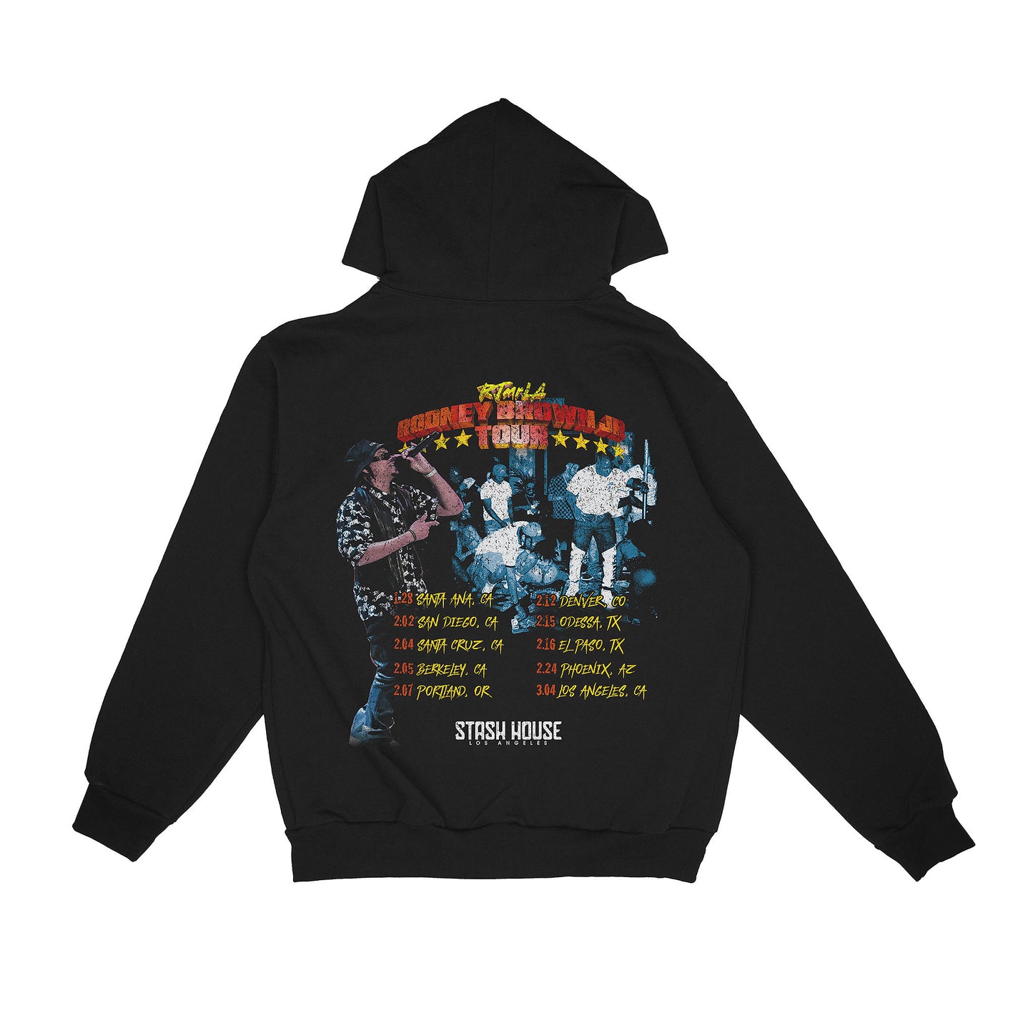 RODNEY BROWN JR. TOUR HOODIE // BLACK